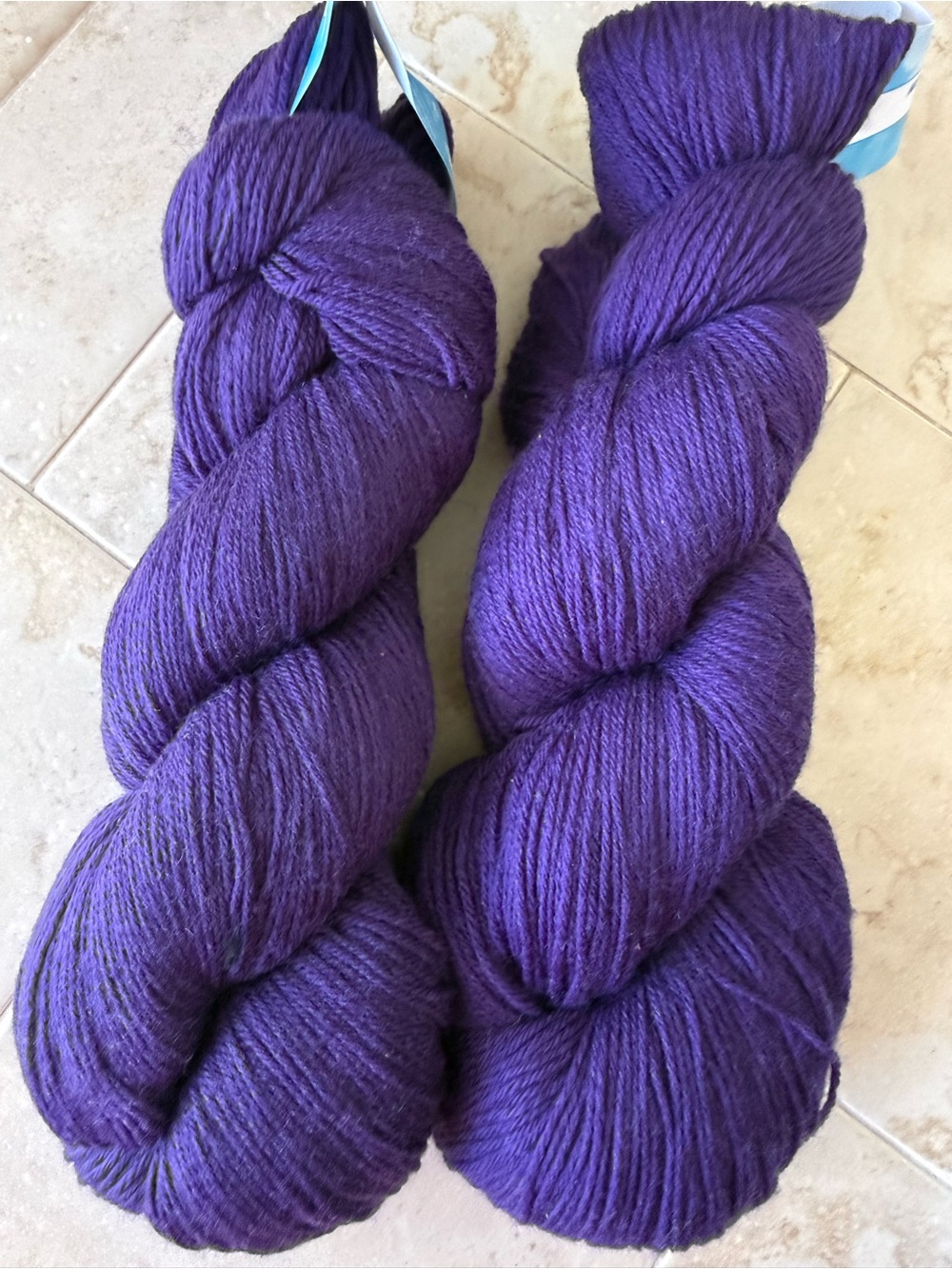 Cloudborn Fibers Merino Superwash Sock Twist Yarn - Majestic Purple